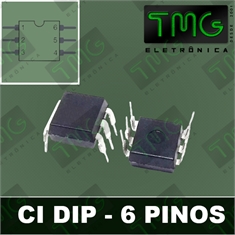 H11D2 - Optoacoplador DC-IN Trans 1-CH com Base DC-OUT  DIP-6Pin